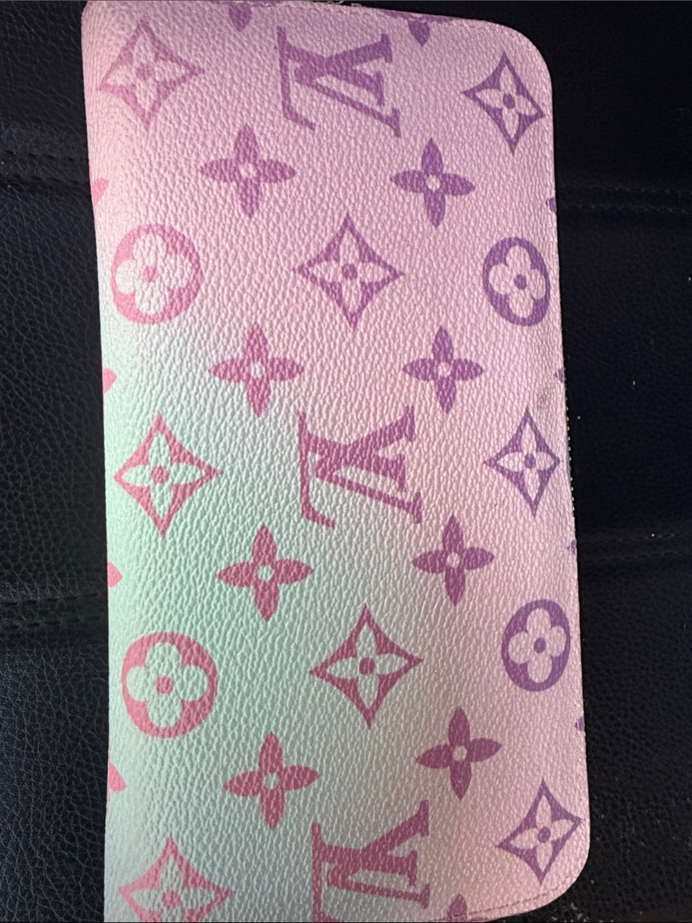 Louis Vuitton Pastel Gradient Monogram Wallet - Pink & Purple